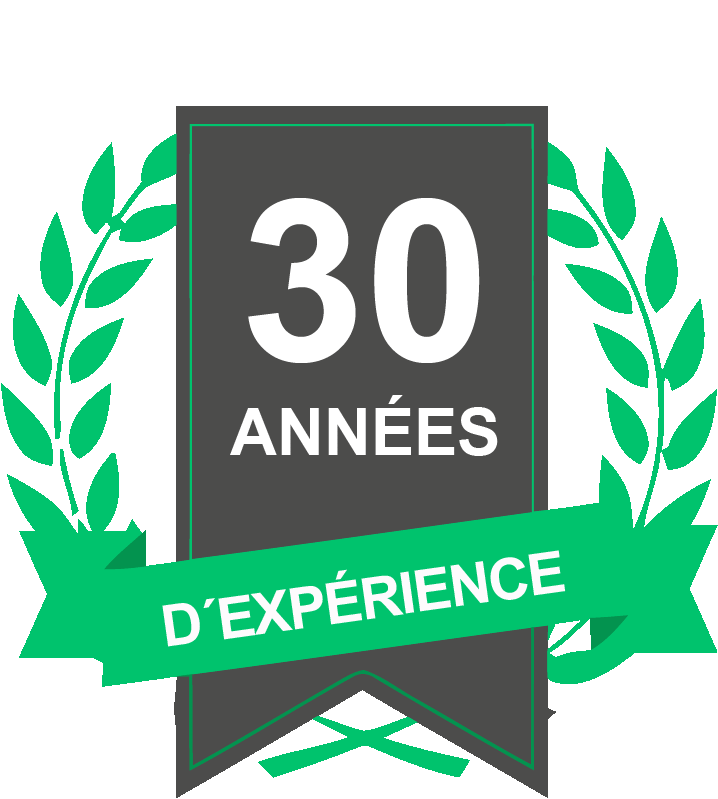 30 années d'expérience