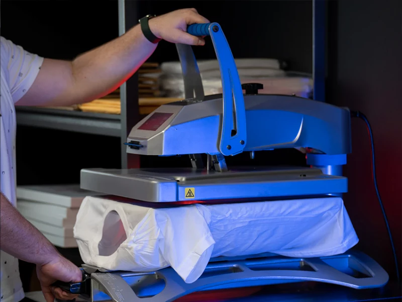 Image thermofix et presse thermofix